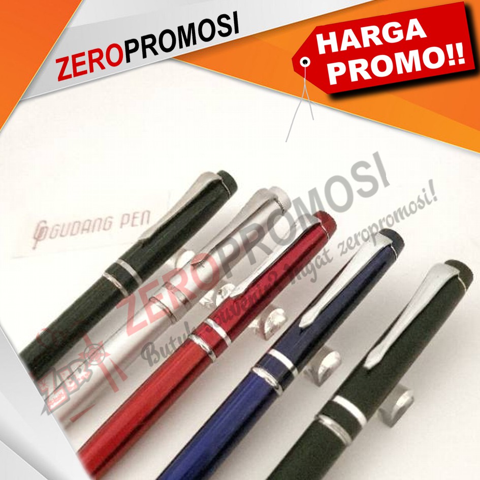 

Souvenir Pen Metal PM 18 BP Pulpen Stainless