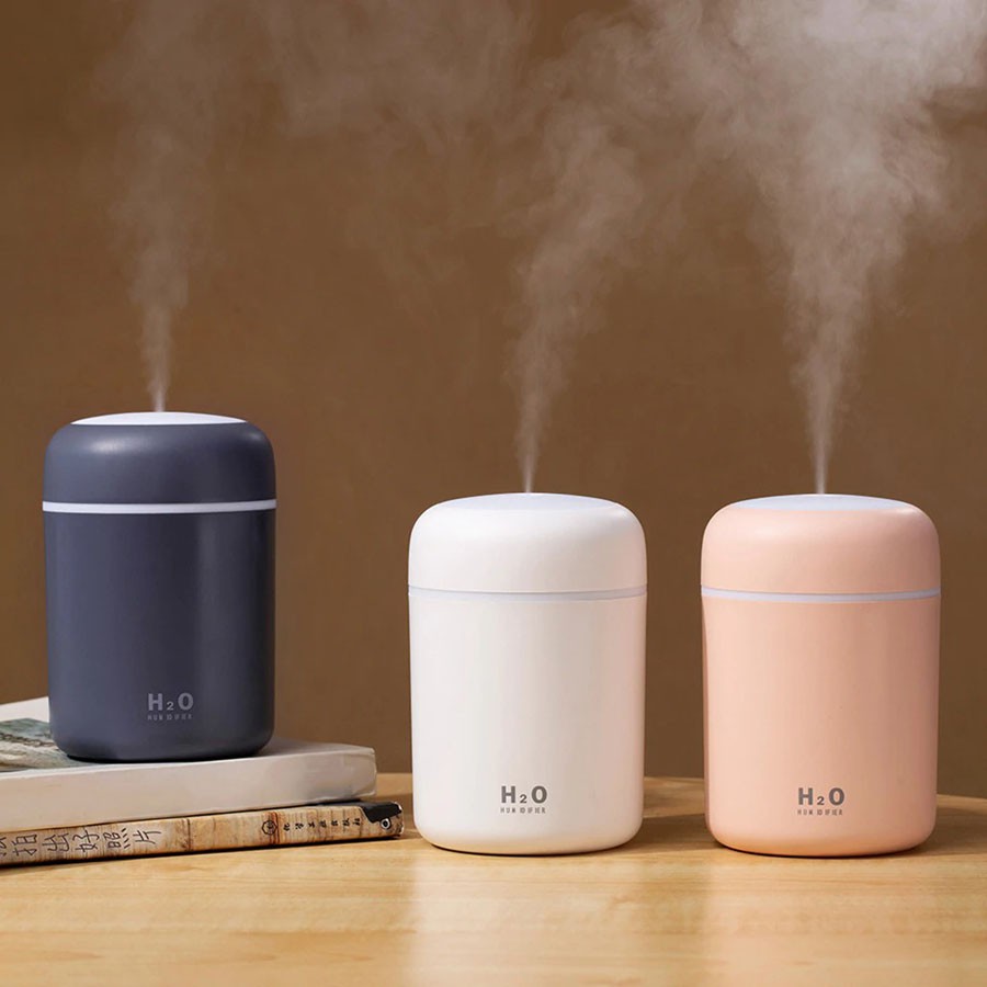 Air Humidifier Mobil Aromatherapy Oil Diffuser LED Light 300ml - DQ-107