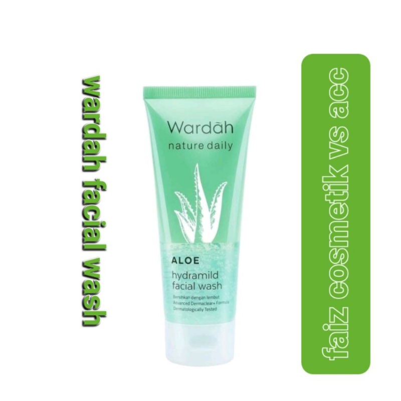 (BISA COD) WARDAH Aloe Hydramild facial wash