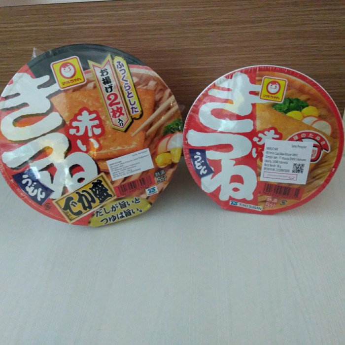 

Mie instan cup jepang Maruchan Akai Kitsune Udon 96gr & Dekamori 135gr
