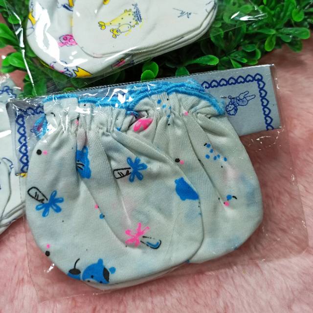 S#5002 Sarung Tangan + Kaki Baby New Born S-Daniel Baby / Perlengkapan Bayi Baru Lahir (3pasang)