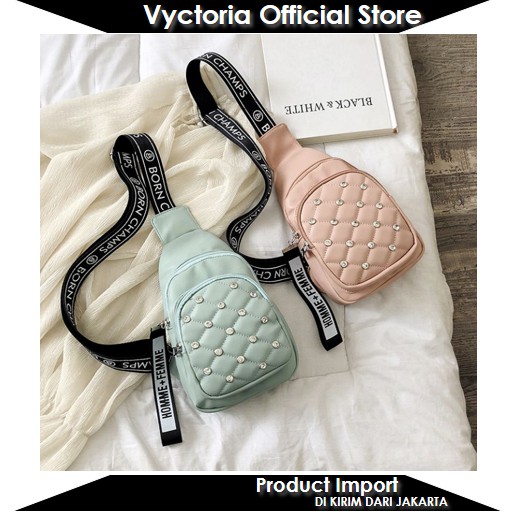 (COD) Vyctoria VOS2501 Tas Selempang Wanita Slingbag Fashion Import Promo B1039 BQ2501 EL113 CR7204 2501 7204 113