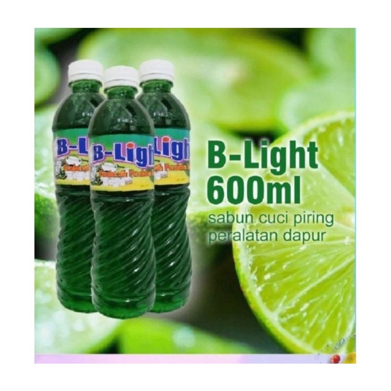 Sabun cuci piring B - Light Aroma jeruk kemasan ekonomis 600ml