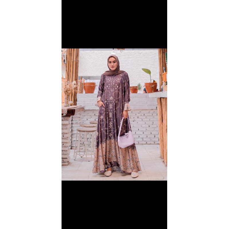 Asheera Dress By Kienka.id Mauve Size S