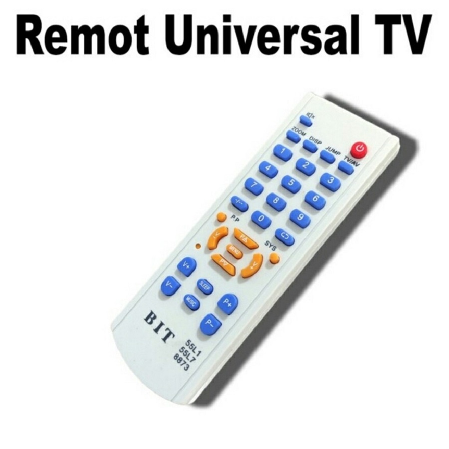 Remot Remote TV Tabung Cina Universal 55L1 Tanpa Setting