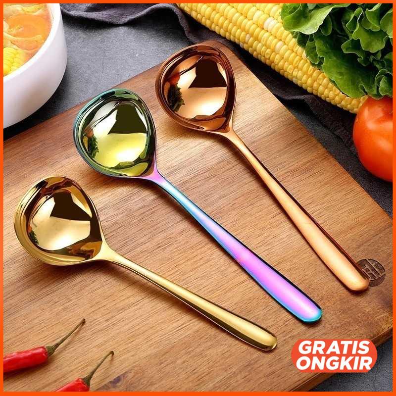 Sendok Makan Sup Soup Spoon Stainless Steel F82