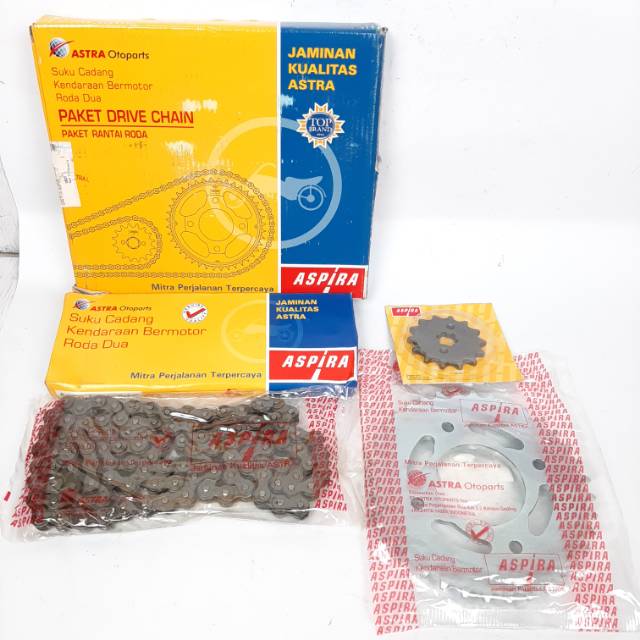 Gear set supra x 125 fi injeksi