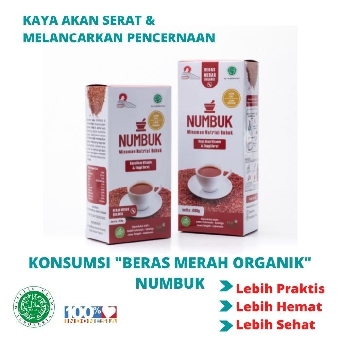 

NUMBUK BUBUK BERAS MERAH ORGANIK x GULA KELAPA ORGANIK (400g)