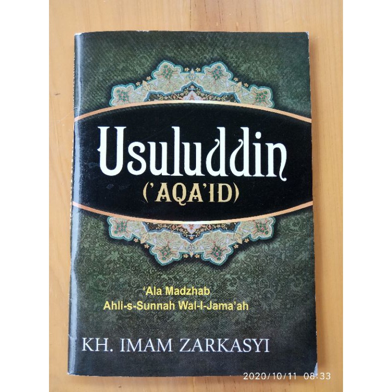 usuluddin aqaid gontor KH. imam Zarkasyi original