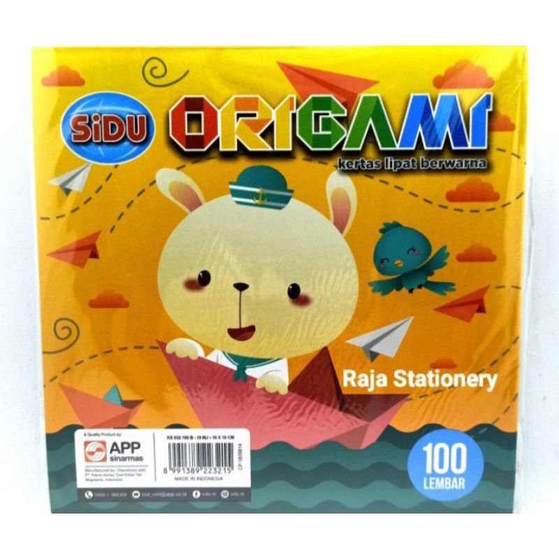 

Sidu origami paper 16x16(100 lembar)