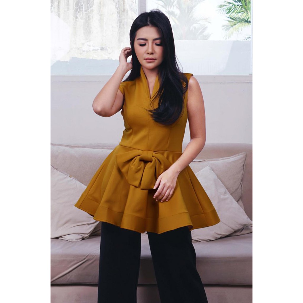 JANE COLLECTION || Kety Peplum Top Blouse Korea