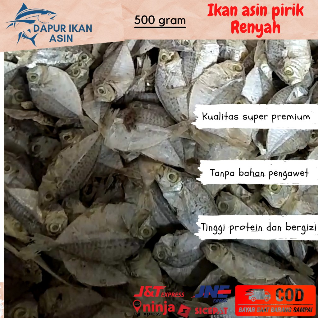 

Ikan Asin Pirik Gurih Renyah 500 gr