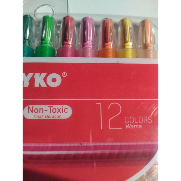 

Krayon Puter Joyko Besar/pewarna/Krayon Puter 12 Warna/Twist Crayon