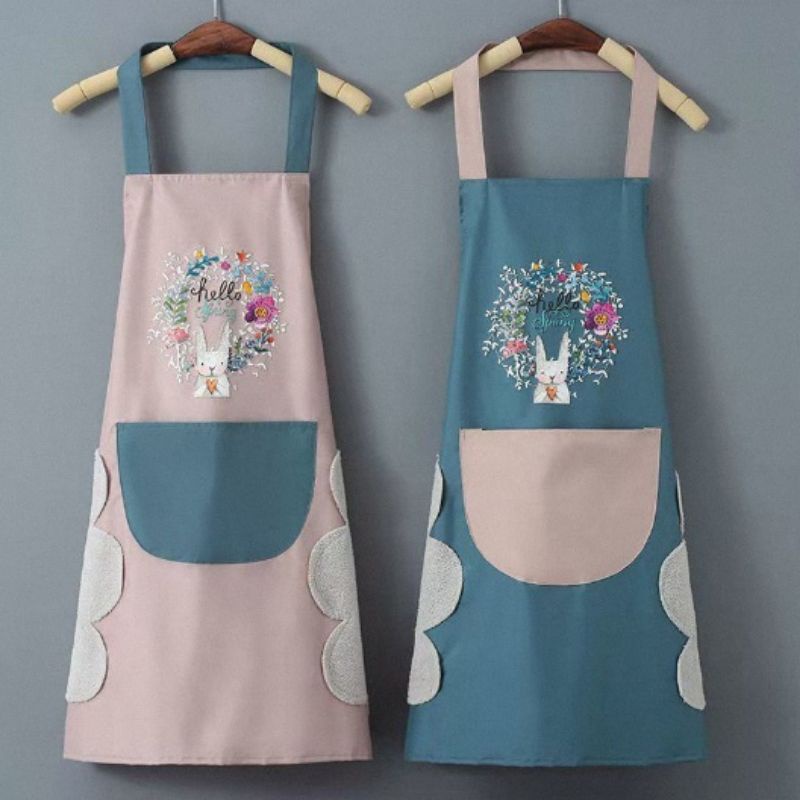 [COD] Appron Masak Celemek Masak Celemek Masak Dapur Anti Minyak Anti Air Lucu Cute Import Motif Karakter Girl Lucu