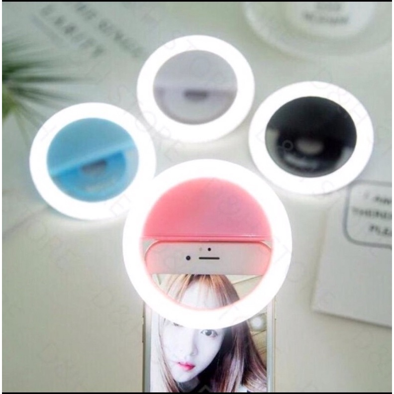 Selfie Ring light lampu led mini Ringlight lampu selfie