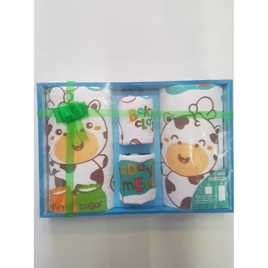 Handuk Kiddy Set Kado Handuk Baby Set Kado Bayi Perlengkapan Bayi