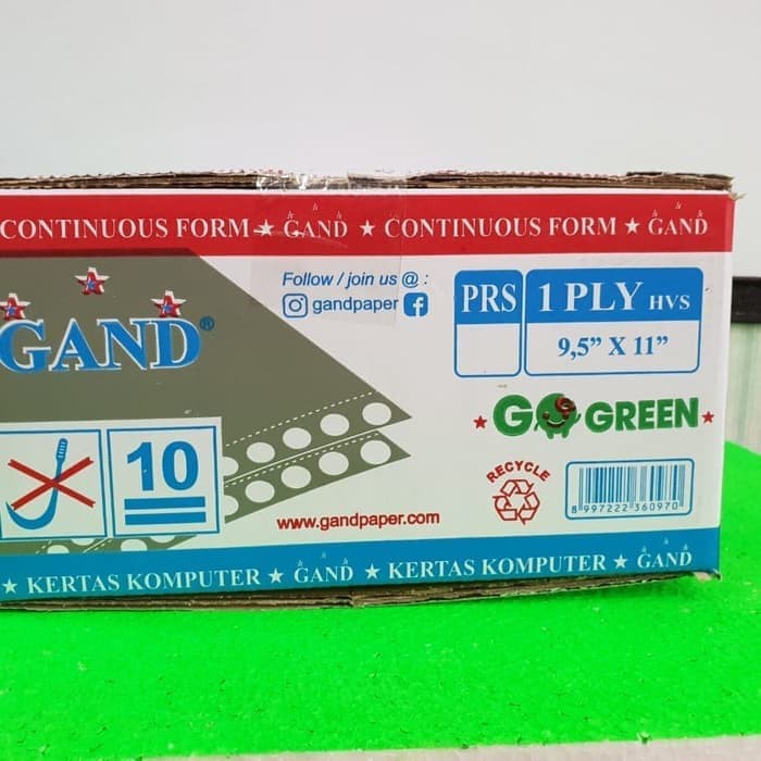 

CONTINUOUS FORM 91/2 x 11 1 PLAY FULL