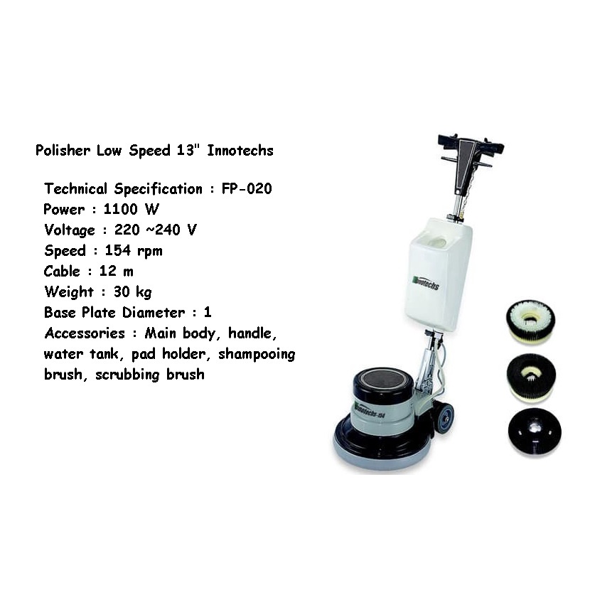 Polisher Low Speed 13" Innotechs