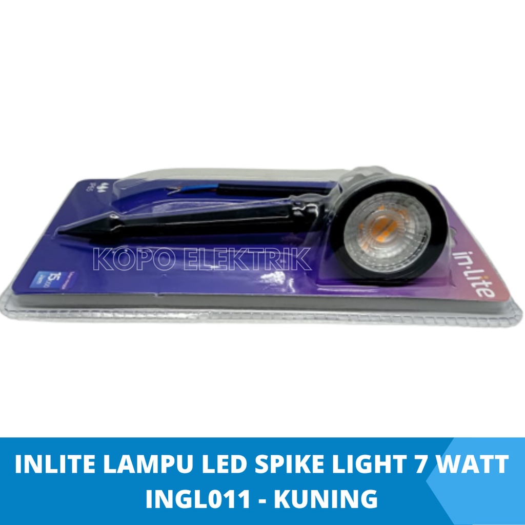 Lampu LED Spike Light / Lampu Taman INLITE 7W  INGL011 - Kuning