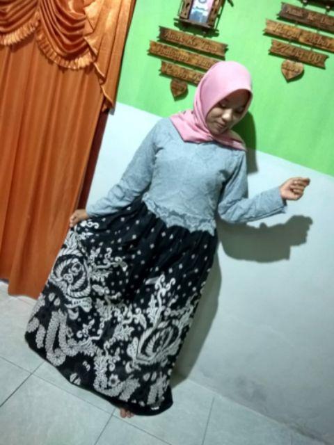 Maura Couple - Sania Ruffle Batik Couple Ori Ndoro Jowi Dnt Garansi Termurah Shopee Krisna#2