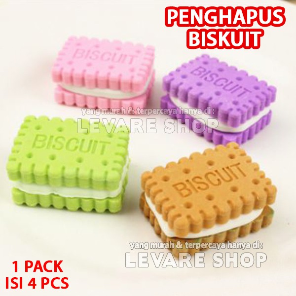 

Penghapus Berbentuk Biskuit Lapis Cream Kotak - Bentuk Unik Lucu