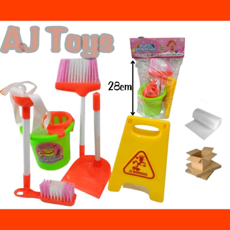 Mainan alat kebersihan anak mainan edukasi cleaning tools MC01