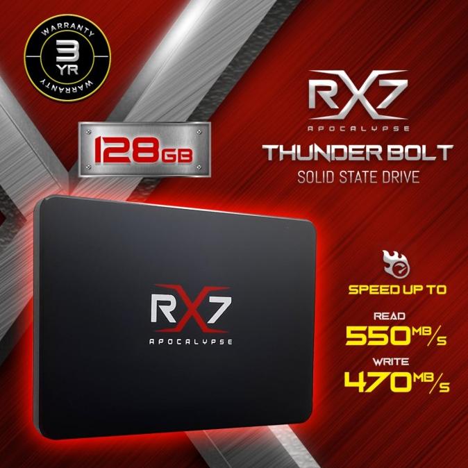 SSD 128GB RX7 GARANSI RESMI 3THN