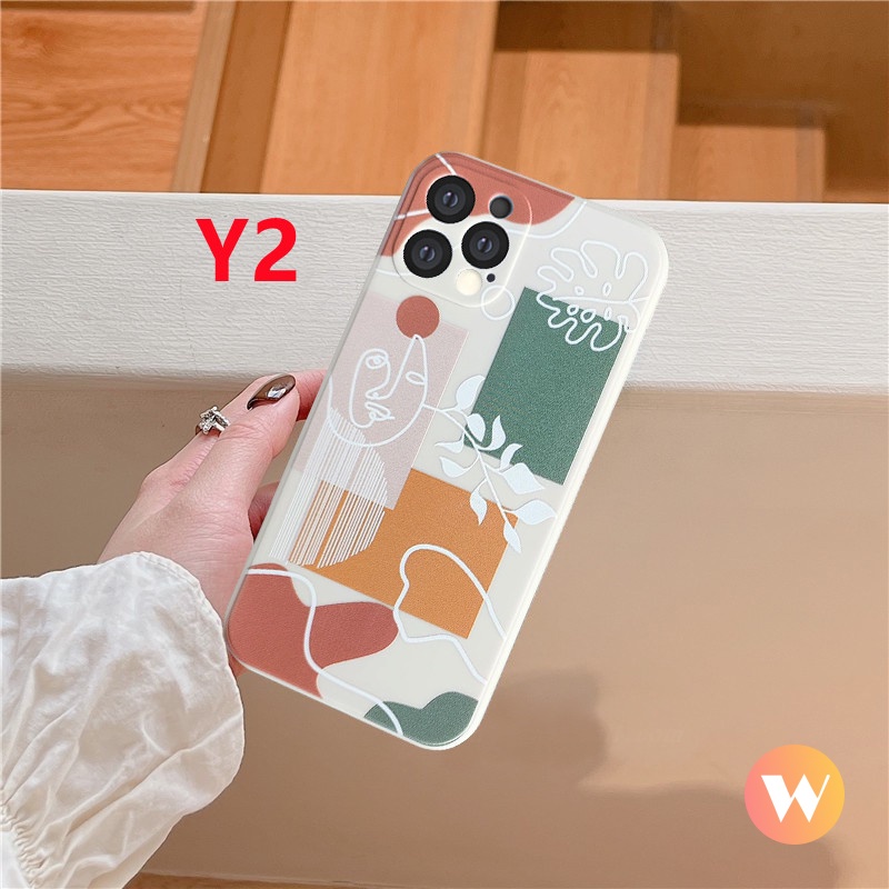 Soft Case TPU Motif Abstrak NFC Untuk Xiaomi Redmi 9 9A 10 9T 9C Note 8 9 10 10S 10Pro Max Plus POCO M3 POCO X3 Pro