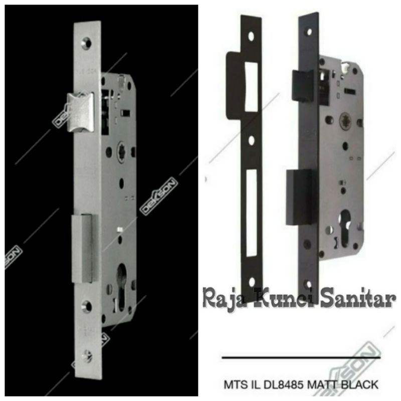 Lockcase Lidah Dekson IL MTS 8485 Matt Black/Stainless SUS 304/Kunci Lidah 40mm Dekkson