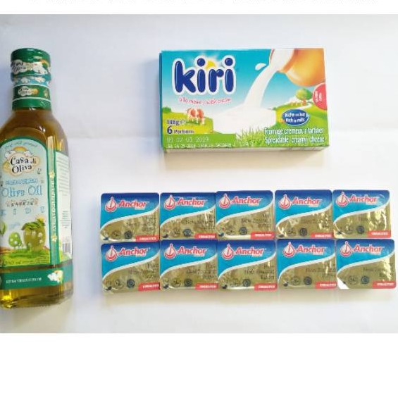 

Keju dan Butter Babybel/ Anchor/ Kiri Cheese Tambahan Mpasi Bayi