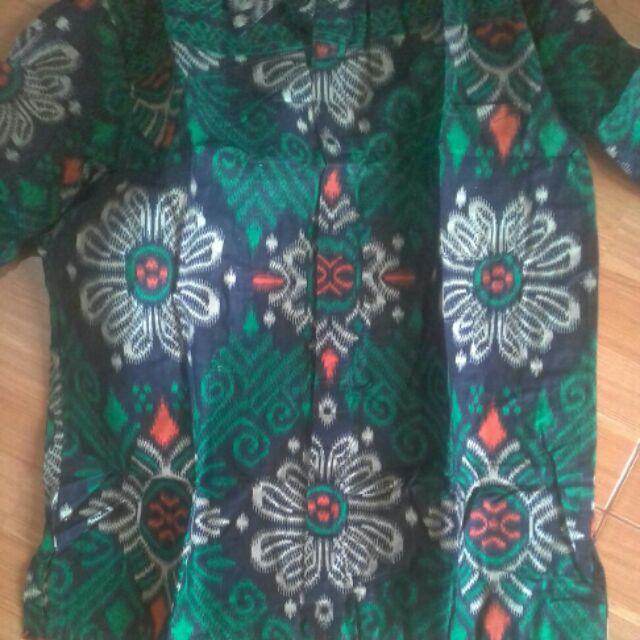 Size M L Xl Xxl Xxxl Bswart Batik Hrb026 Kenongo Hem Pendek Padi Pekalongan M L Xl Batik Pria Murah