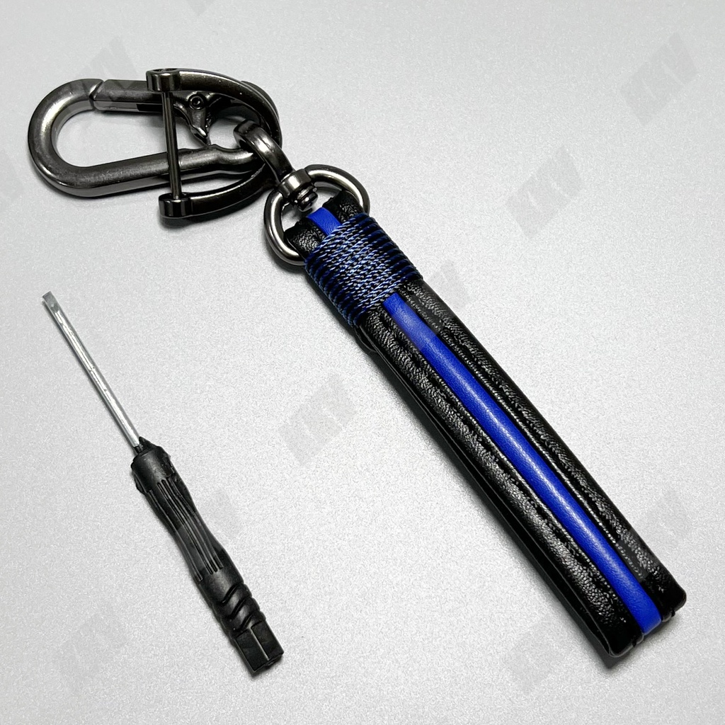 Tali Gantungan Kunci CHAVEIRO Cars Key Chain Rope Mobil Motor Kulit + Logam