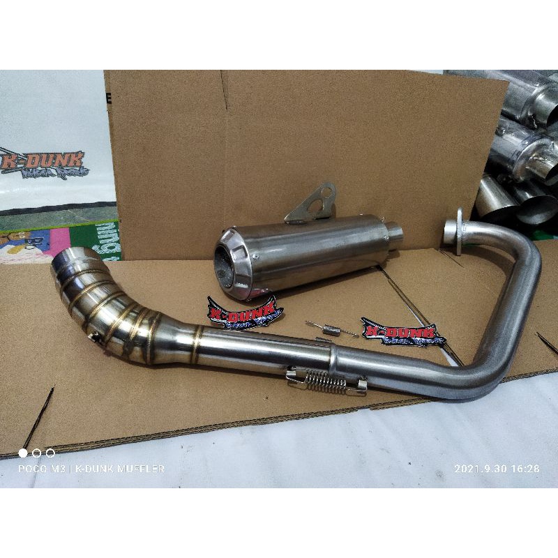 Knalpot KLX model kolong bawah KLX kolong knalpot racing