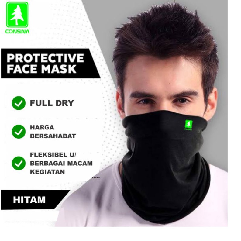 Buff masker berkendara masker gowes pendaki gunung