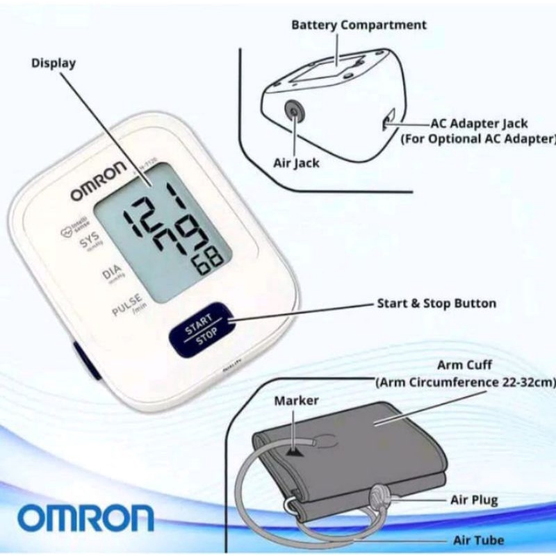 Tensimeter Digital Omron HEM - 7120 / Alat pengukur Tekanan Tensi Darah