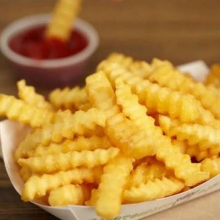 

CRINCKLE KENTANG GORENG FRENCH FRIES GRADE A RE-PACK