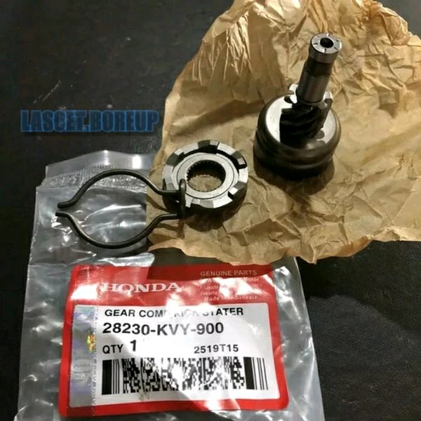 ASLI GIGI SELAH SELAHAN PINION KICK STATER HONDA BEAT KARBU LAMA KARBURATOR ORI  AHM