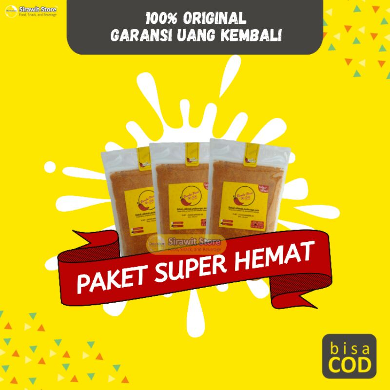 

[ Paket Hemat ] Bumbu Pecel Tabur Sangrai Hj Siti (Enak sejak 1999)