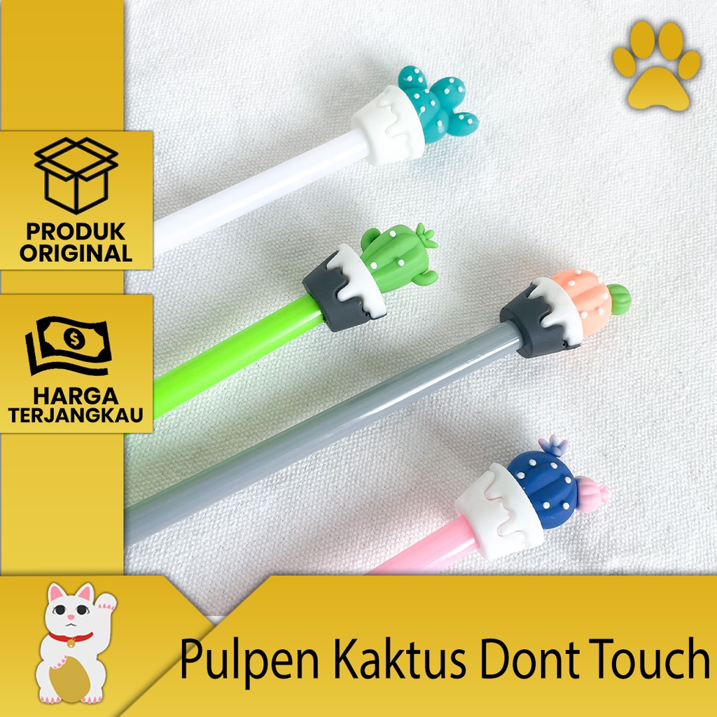 

[Luckyfortuna88] pulpen motif kaktus dont touch pen motif kaktus dont pouch perlengkapan alat tulis perlengkapan alat kantor alat tulis sekolah alat tulis sekolah