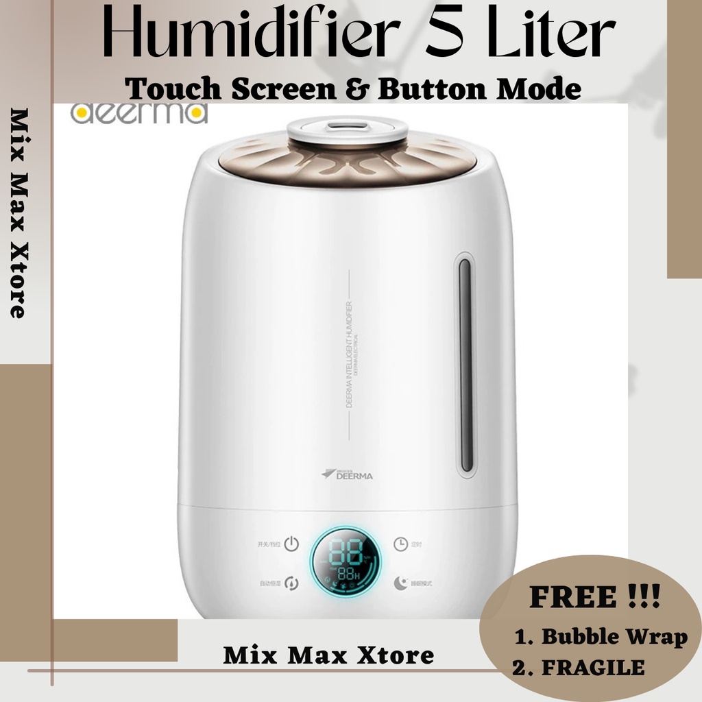 DEERMA Humidifier Diffuser Aromaterapi 5L Large Capacity DEM-F500 - White (2 Mode)