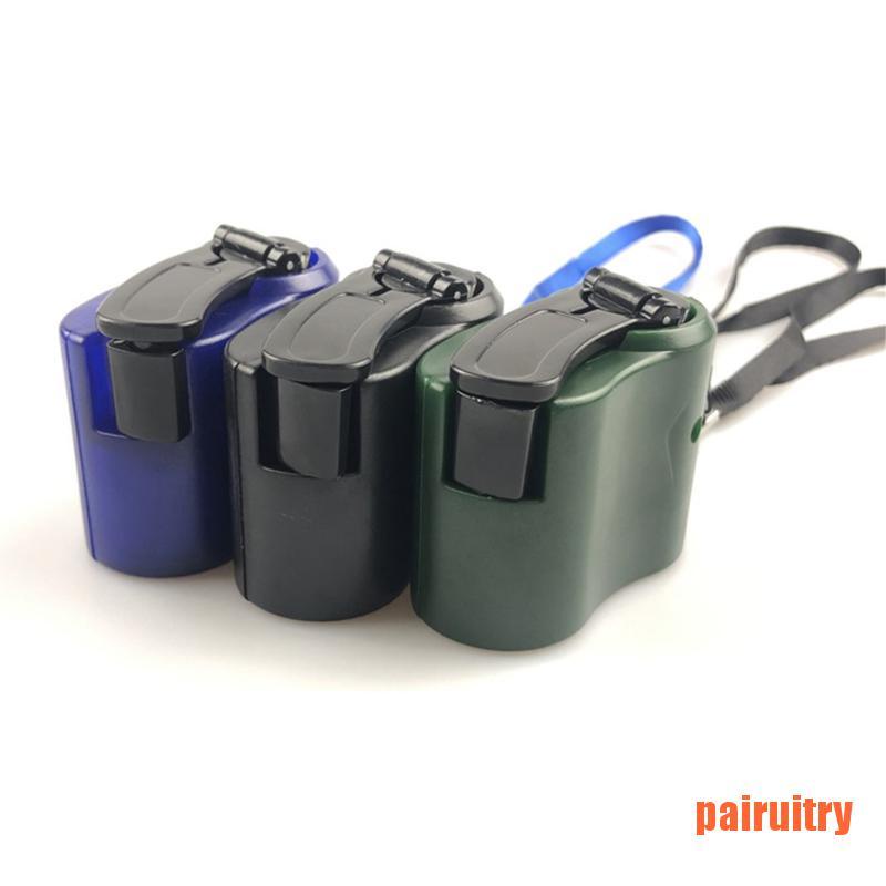 Power Charger USB Darurat Dinamo Engkol Tangan Untuk Travel / Camping