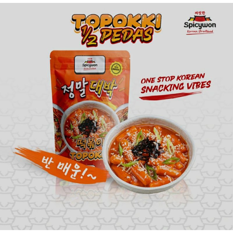 

Spicywon Topokki 1/2 pedas