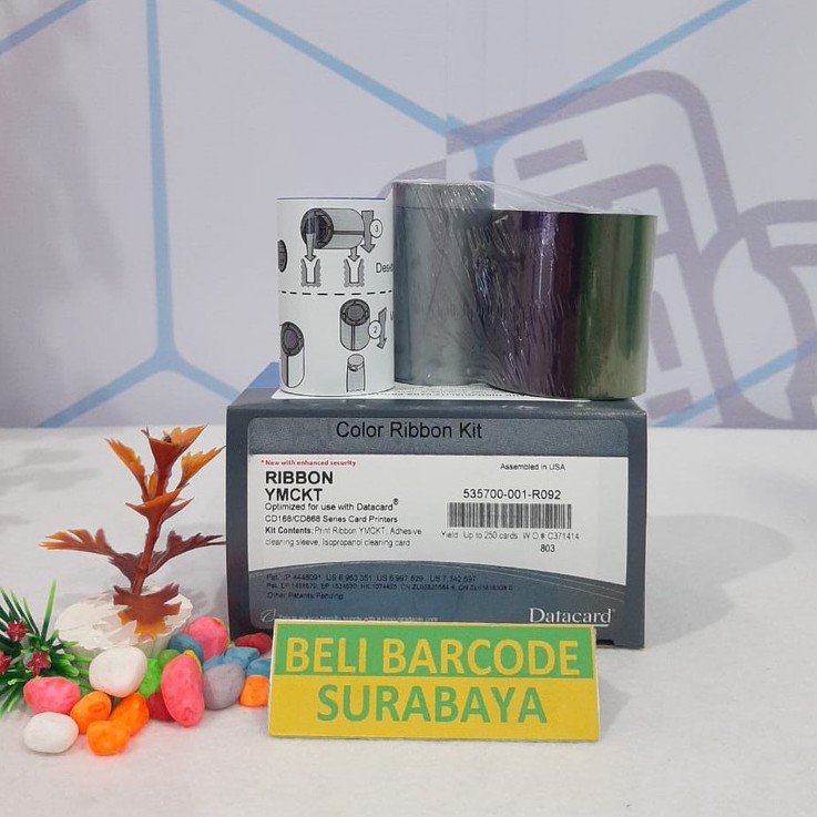 RIBBON COLORS (YMCKT) DATACARD CD168 PN: 535700-001-R092