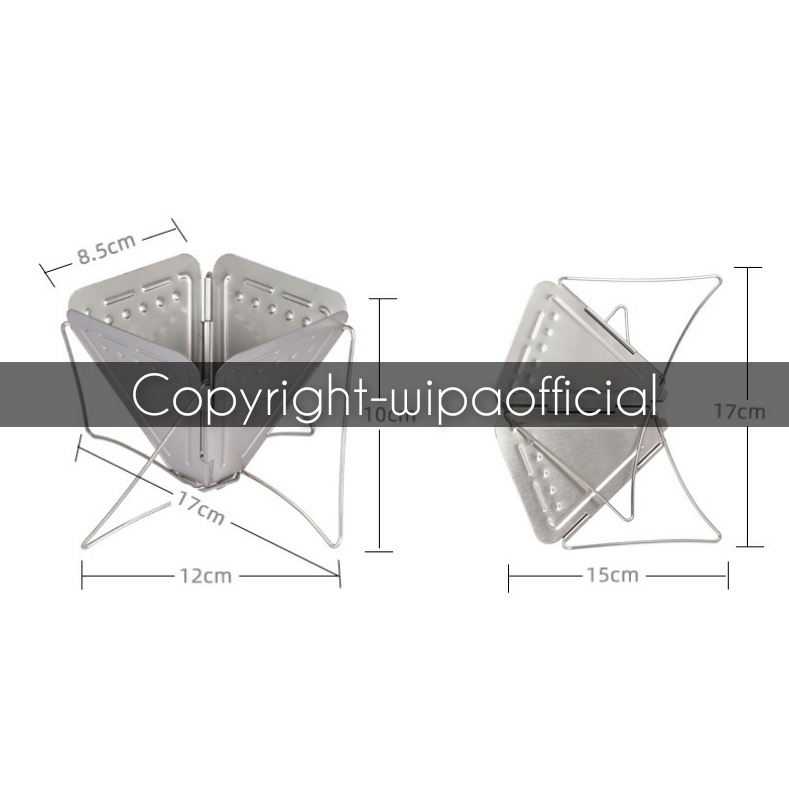 Coffee Dripper Camping Coffee Drip Rack Foldable Stainless Coffee Filter-V60 Folding Lipat