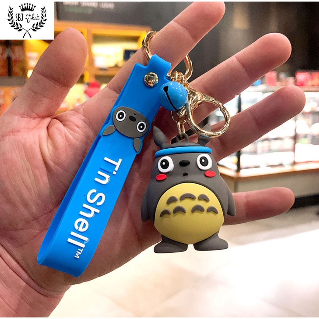 Gantungan kunci aksesoris Tas keychain karakter Totoro