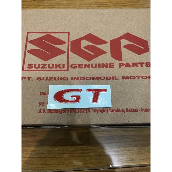 TERLARIS Emblem Logo Suzuki Swift GT Asli SGP Original Suzuki MURAH