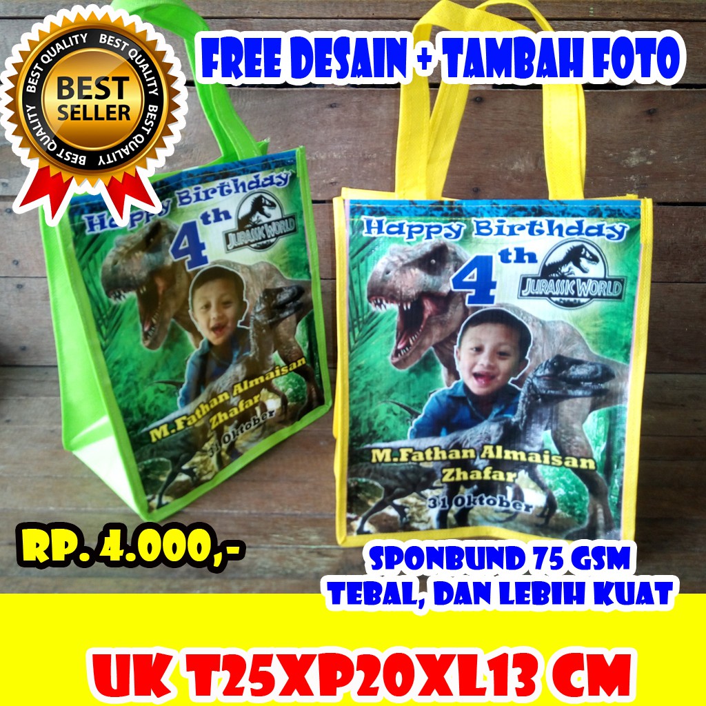 

COD TAS ULTAH MURAH PREMIUM / Souvenir Ultah/ tas ulangtahun / goodie bag L.18 tas ulang tahun bingkisan snack