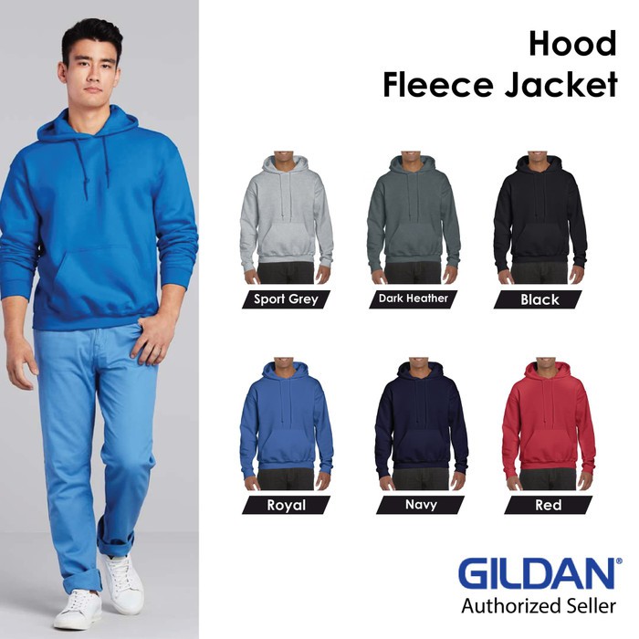 Jaket Hoodie Gildan Sweater Hoodie Hood Fleece Jacket 88500