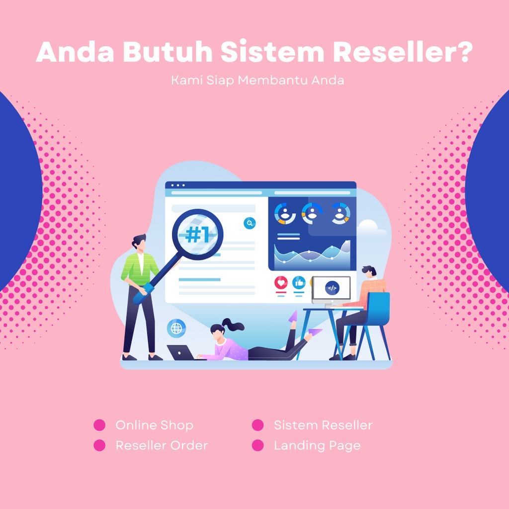 Jasa pembuatan website reseller Full Custom