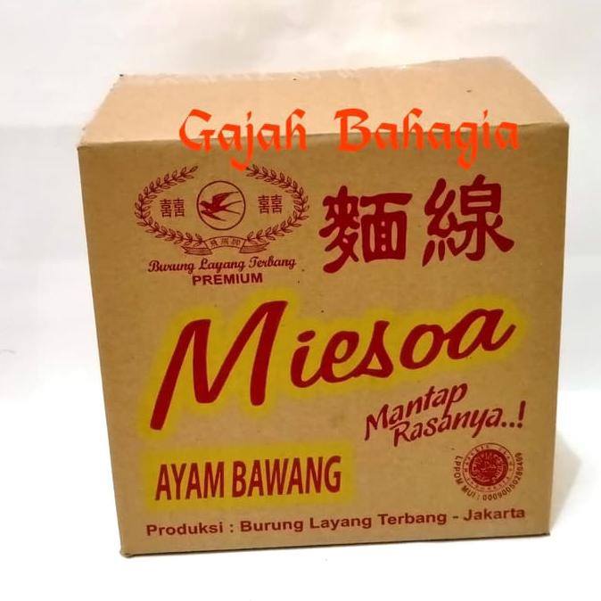 

FREEONGKIR Miesoa Misua cap burung layang terbang DUS isi 20 bks MN258